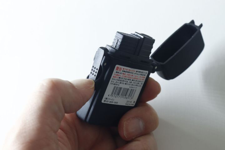 ダイソーのジェットフレームライター使い方1