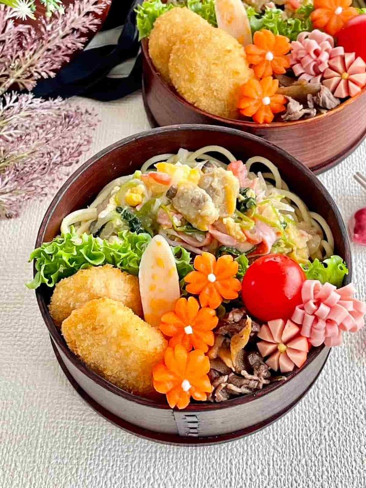 みつばとあさりのたまごとじあんかけパスタ
