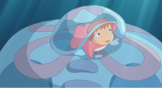 LEOが初めて映画館で観たかもしれない？『崖の上のポニョ』 [c]2008 Hayao Miyazaki/Studio Ghibli, NDHDMT