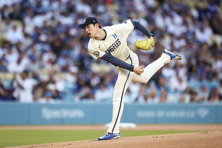 ドジャースの佐々木朗希（C）Getty Images