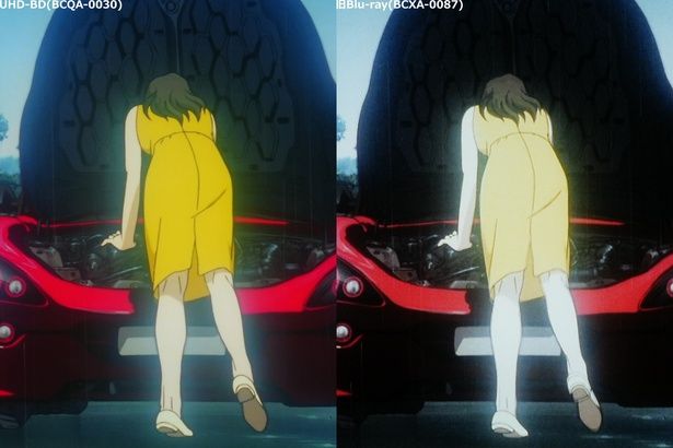 すでに発売された前2作の4K版と同様、色の鮮やかさが際立つ(『ＷＸIII 機動警察パトレイバー』) [c]2002 HEADGEAR／BANDAI VISUAL／TOHOKUSHINSHA ※画像は編集部にてモニターを撮影したもの