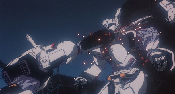 レイバーによる戦闘ももちろん魅力的！『機動警察パトレイバー 劇場版』) [c]1989 HEADGEAR／BANDAI VISUAL／TOHOKUSHINSHA