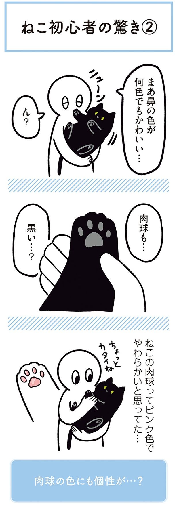 肉球も…黒い…？ （C）AKR／KADOKAWA