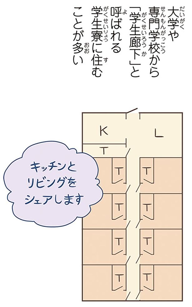 学生寮に住むことが多い （C）オーサ・イェークストロム／KADOKAWA