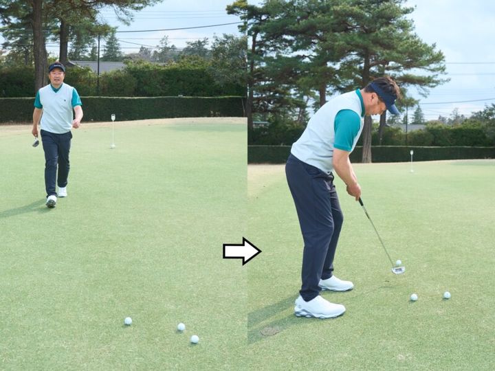 ラウンド前にすぐできる！「3パットを防ぐ」練習法をシニアプロが解説