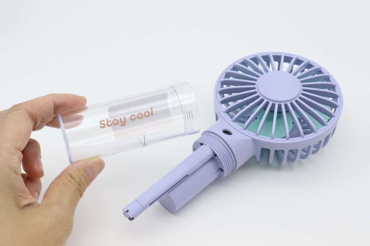 ミスト付ハンディ扇風機 タンク