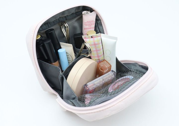 宝島社ムック付録BRILMY 中身が見えて時短がかなう ズボラに優しいコスメポーチ S-size PALE PINK ver. SPECIAL PACKAGE11