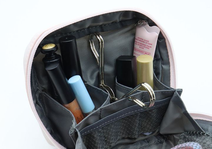 宝島社ムック付録BRILMY 中身が見えて時短がかなう ズボラに優しいコスメポーチ S-size PALE PINK ver. SPECIAL PACKAGE7