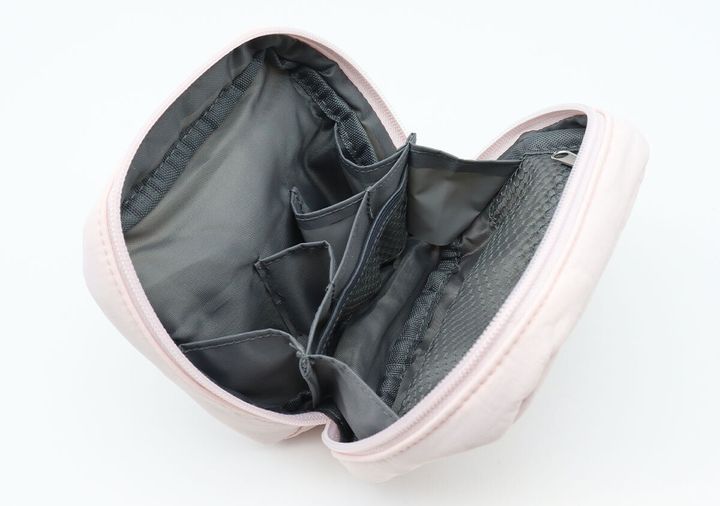 宝島社ムック付録BRILMY 中身が見えて時短がかなう ズボラに優しいコスメポーチ S-size PALE PINK ver. SPECIAL PACKAGE6