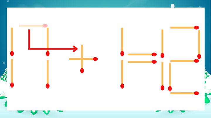 【マッチ棒クイズ】1本だけ動かして正しい式に：17-1=12？の解答画像