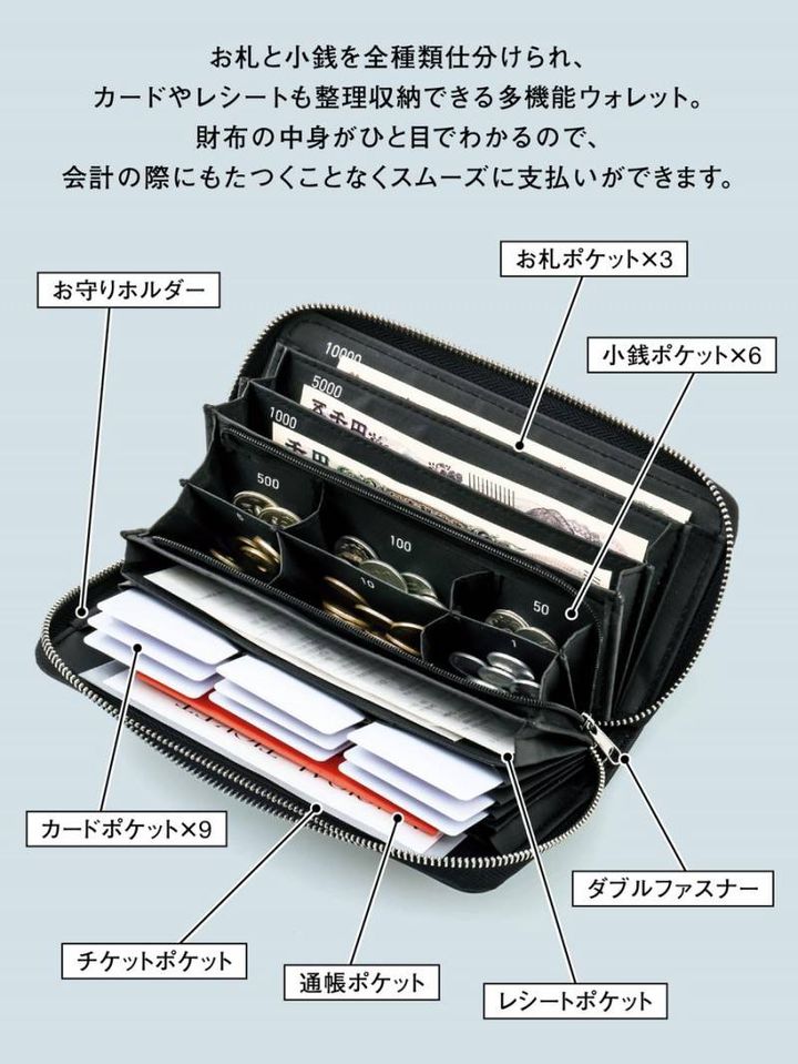 JAM HOME MADE スマートに会計できる 超仕分け財布BOOK