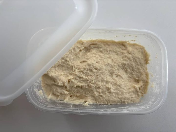フルーツサンド生地完成