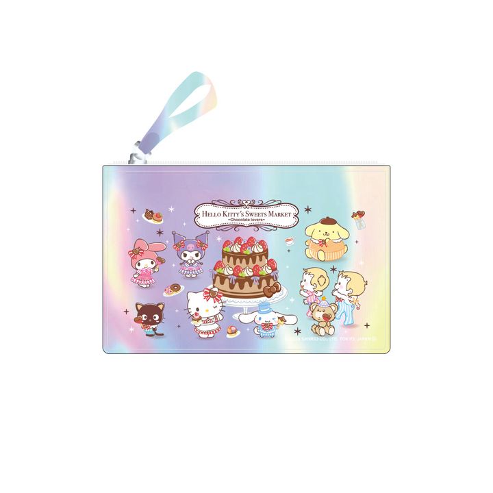 PVCポーチ ケーキ サンリオキャラクターズ
