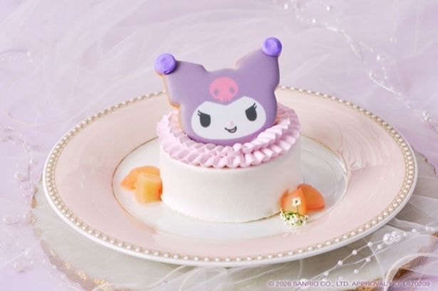 オプション「クロミの白桃ショートケーキ 〜魅惑のラベンダーカラー〜」