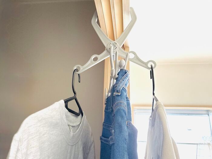 部屋干し派におすすめしたい♡【キャンドゥ】梅雨入り前に急いでゲット～！！挟むだけのアイテムが便利すぎた♪