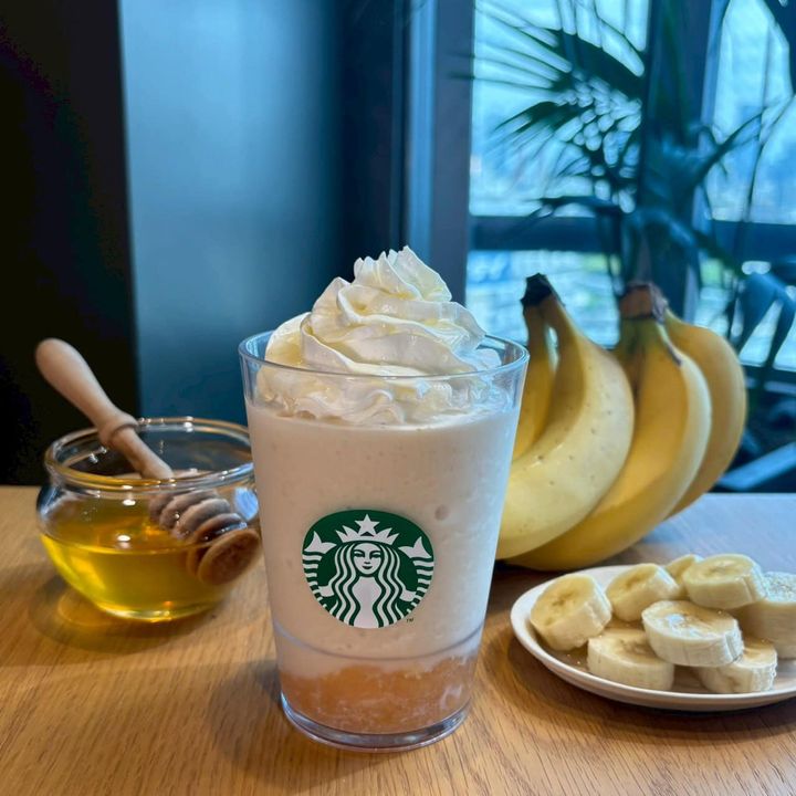 スターバックス ハニーバナナフラペチーノ®