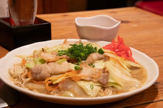 『博多 笑門』焼きラーメン