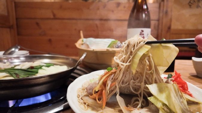 『博多 笑門』焼きラーメン