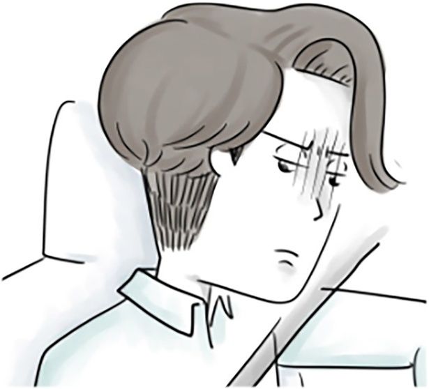 妻の前では夫は不機嫌で （C）とげとげ。／レタスクラブ