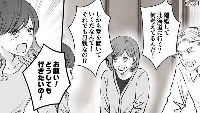 再会した妻子持ちの「初恋の人」が北海道転勤!? 追いかけるため子を捨て離婚を決意するも、実両親に全否定された話