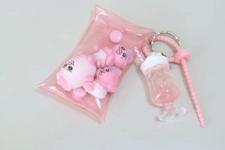 ダイソー キーホルダー（アイスフロート、C） 使用例