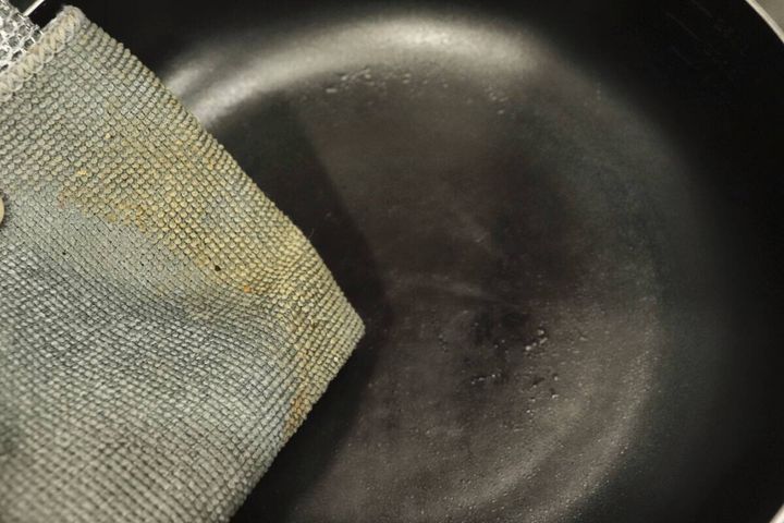 食器用クロス（スクラビング＋マイクロファイバー） 使用後