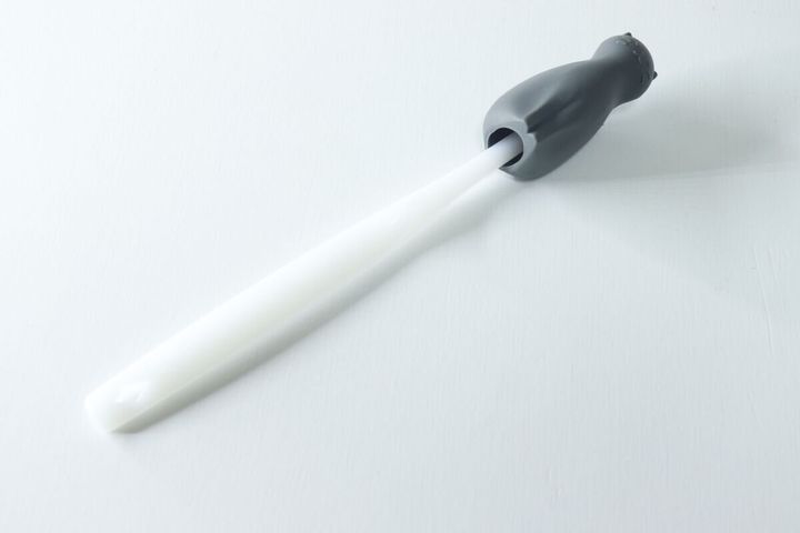 ダイソーのシリコーン歯ブラシキャップ（MEOW、2個）使用例2