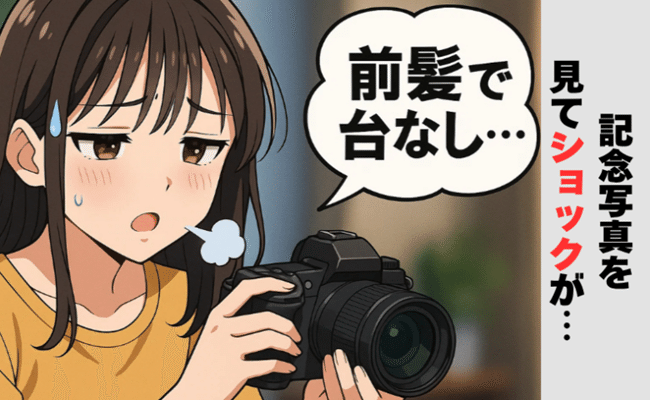 イメチェン失敗 イメージイラスト