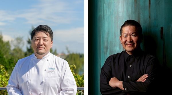 【沖縄県恩納村】「ハレクラニ沖縄」総料理長早坂心吾氏と「Goh」の福山剛氏が競演。一夜限りのディナー開催