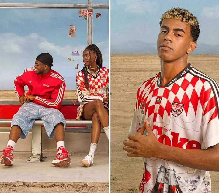 画像: クロアチアを思わせる、1994年W杯のadidasユニフォームを模したマッシュアップジャージー