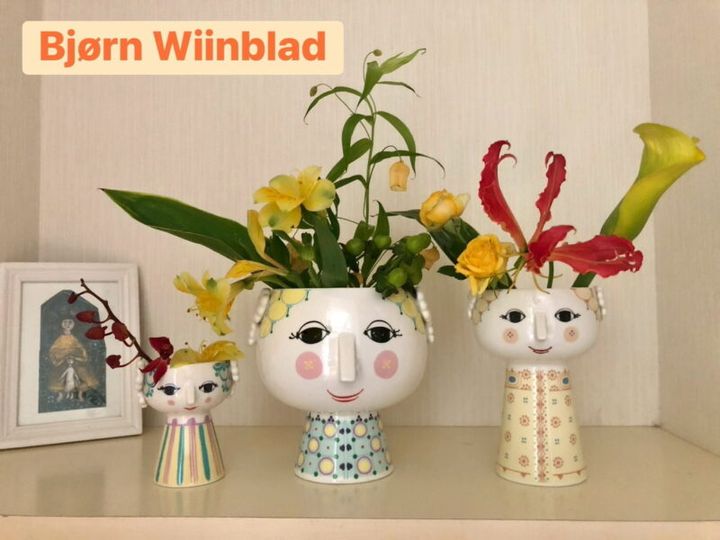 何を活けても可愛い♡ デンマークの国民的アーティスト「ビヨン･ヴィンブラッド」の花器
