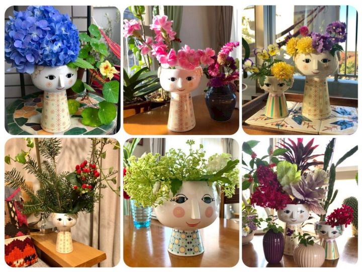 気分は美容師！？ 髪をセットするように花の手入れができます