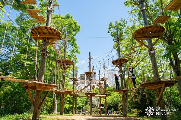 【茨城県那珂市】泊まれる植物園・林音、予約不要の「森のジップラインプラン」など2つのプランを開始