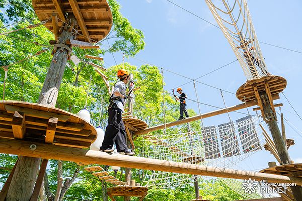 【茨城県那珂市】泊まれる植物園・林音、予約不要の「森のジップラインプラン」など2つのプランを開始