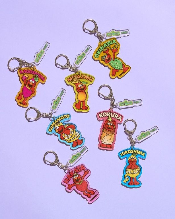 「アクリルキーホルダー」(770円)も全7デザイン