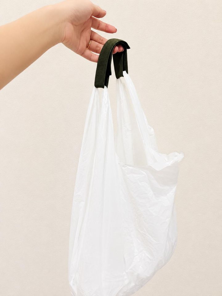 画像: ビニール袋の持ち手ストレスを軽減！
