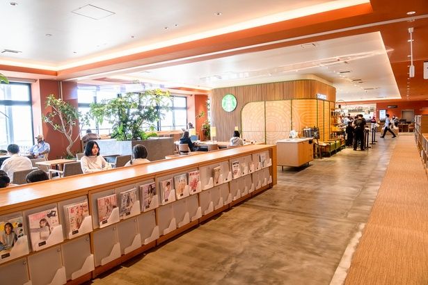 コーヒーと一緒に、のんびり読書時間が楽しめる