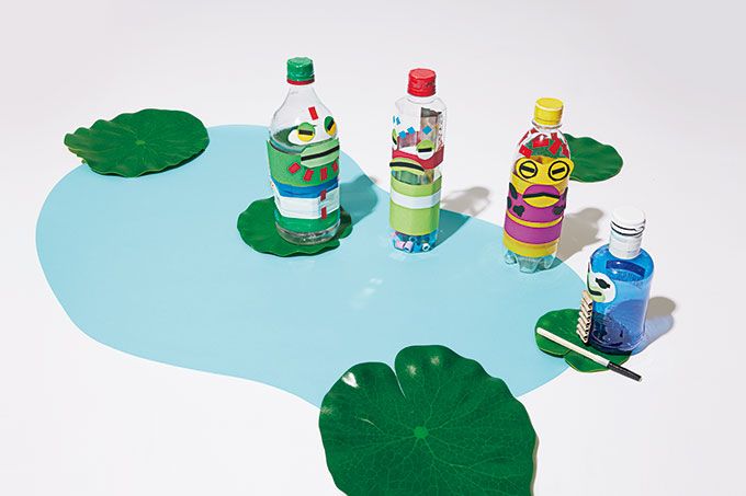 【雨の日工作】「ギコギコ」「コロコロ」カエルが鳴いているみたい！ ペットボトルや段ボールで、楽器「ギロ」を手作りしてみよう！の画像1