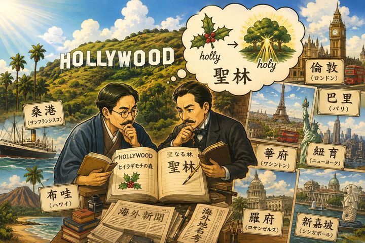 ハリウッドの漢字が『聖林』なのは実は誤訳だった！？明治の翻訳家たちが残したちょっと愉快な取り違えの真相