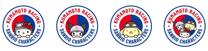 SANRIO CHARACTERS × Honda Kumamoto Racingロゴ