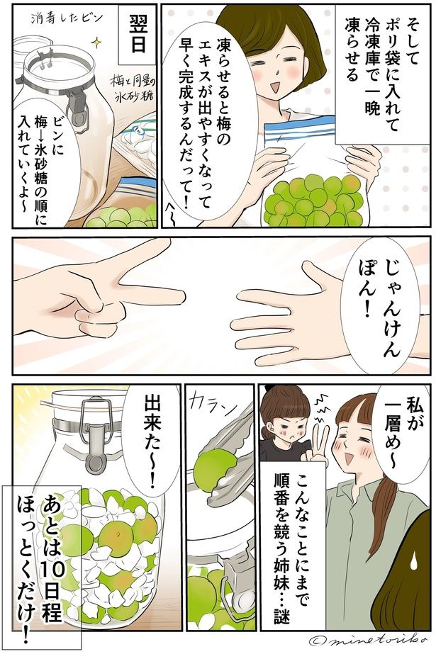 あとは10日程ほっとくだけ！ （C）峯鳥子