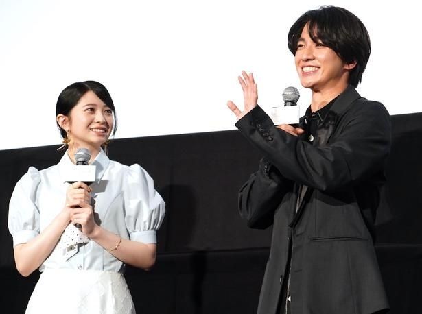 【写真を見る】『モブ子の恋』公開直前イベントで桜田ひよりが木戸大聖に無茶ぶり!? 取材・撮影/タナカシノブ