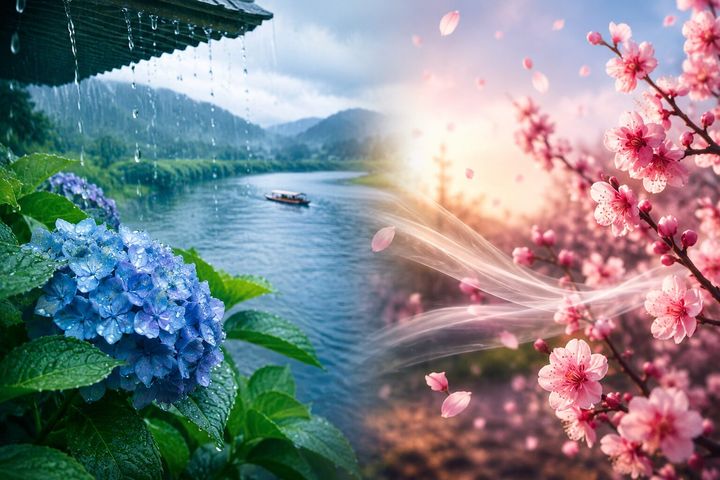実は「五月雨」は5月の雨ではなく旧暦6月の梅雨！「東風（こち）」も春の季語と決まっている旧暦の言葉の世界