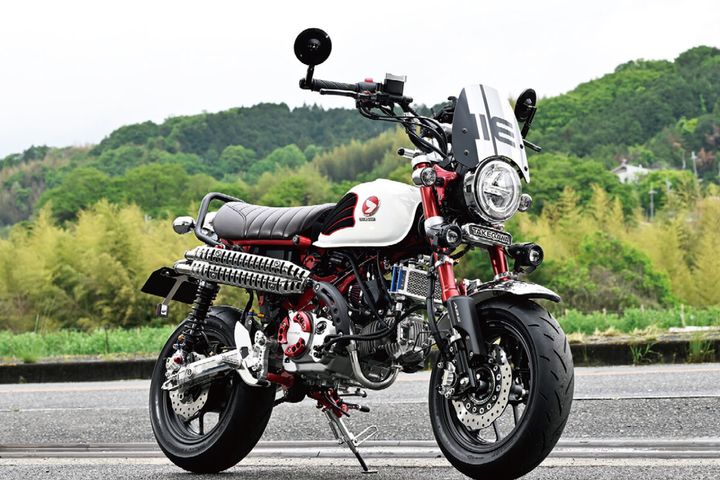 【モンキー・CT125カスタム】往年のCL72が蘇る！SP武川の傑作「スクランブラーマフラー」が4ミニ乗りを虜にする理由