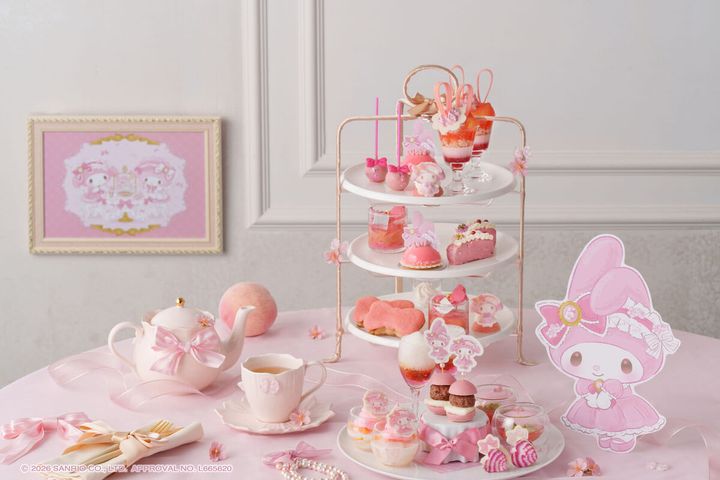 ウェスティンホテル仙台 サンリオ「マイメロディ」My Melody Peach Tea Party00