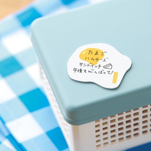 お弁当箱に貼ってコミュニケーションツールとして使うのもおすすめ 【画像提供＝ヤマト株式会社】