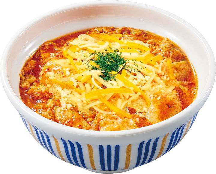 「チーズ赤の親子丼」（醇旨）