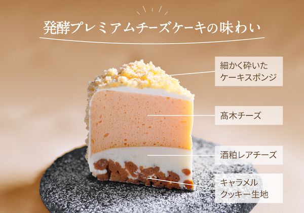 飯沼本家×菓子工房アントレ。甲子の熟成酒粕を使用した発酵プレミアムチーズケーキ