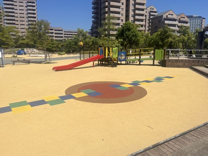 百道中央公園 複合遊具