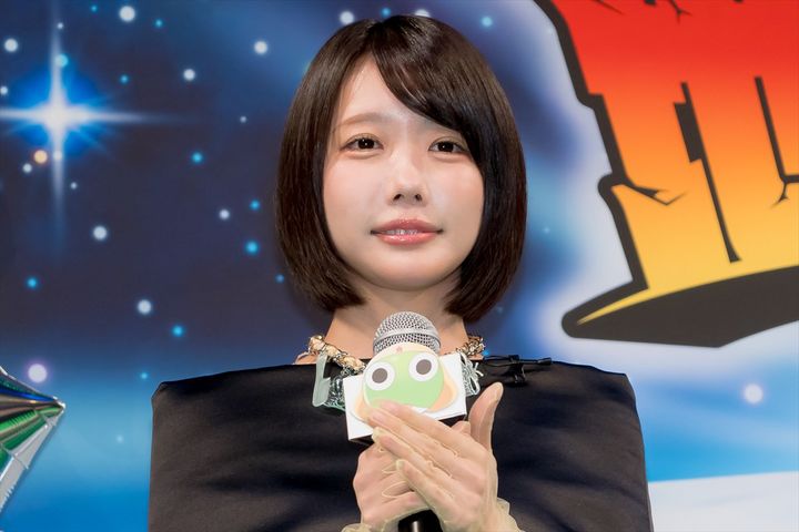 『新劇場版☆ケロロ軍曹 復活して速攻地球滅亡の危機であります！』完成披露試写会に出席したあの クランクイン！ width=